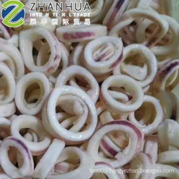 cleaned frozen squid ring skin on seafood manufacture eu treatment